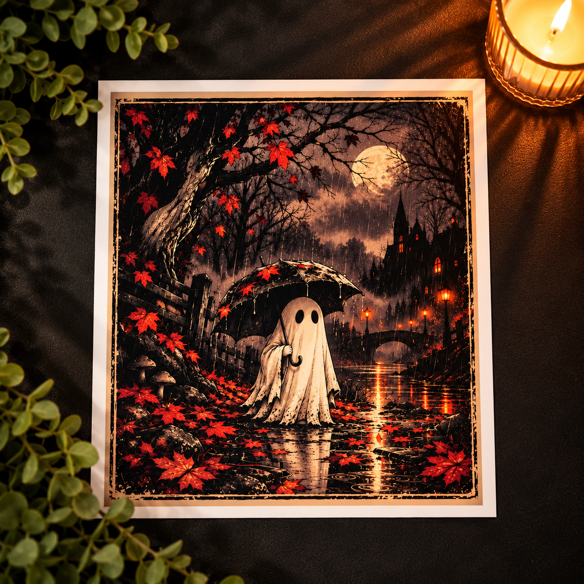 Rainy Days & Ghostly Ways | Alternative Ghost 8x10 Art Print