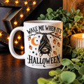 Wake Me When It’s Halloween | Gothic Bat Mug