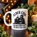 Elder Emo Skeleton Mug | My Back Hurts But The Riffs Still Slap
