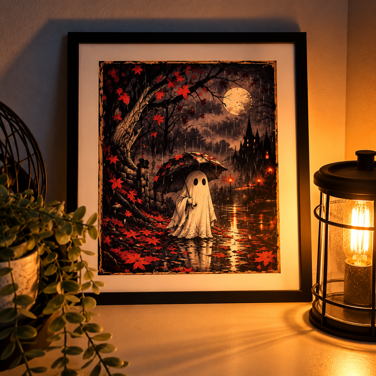Rainy Days & Ghostly Ways | Alternative Ghost 8x10 Art Print