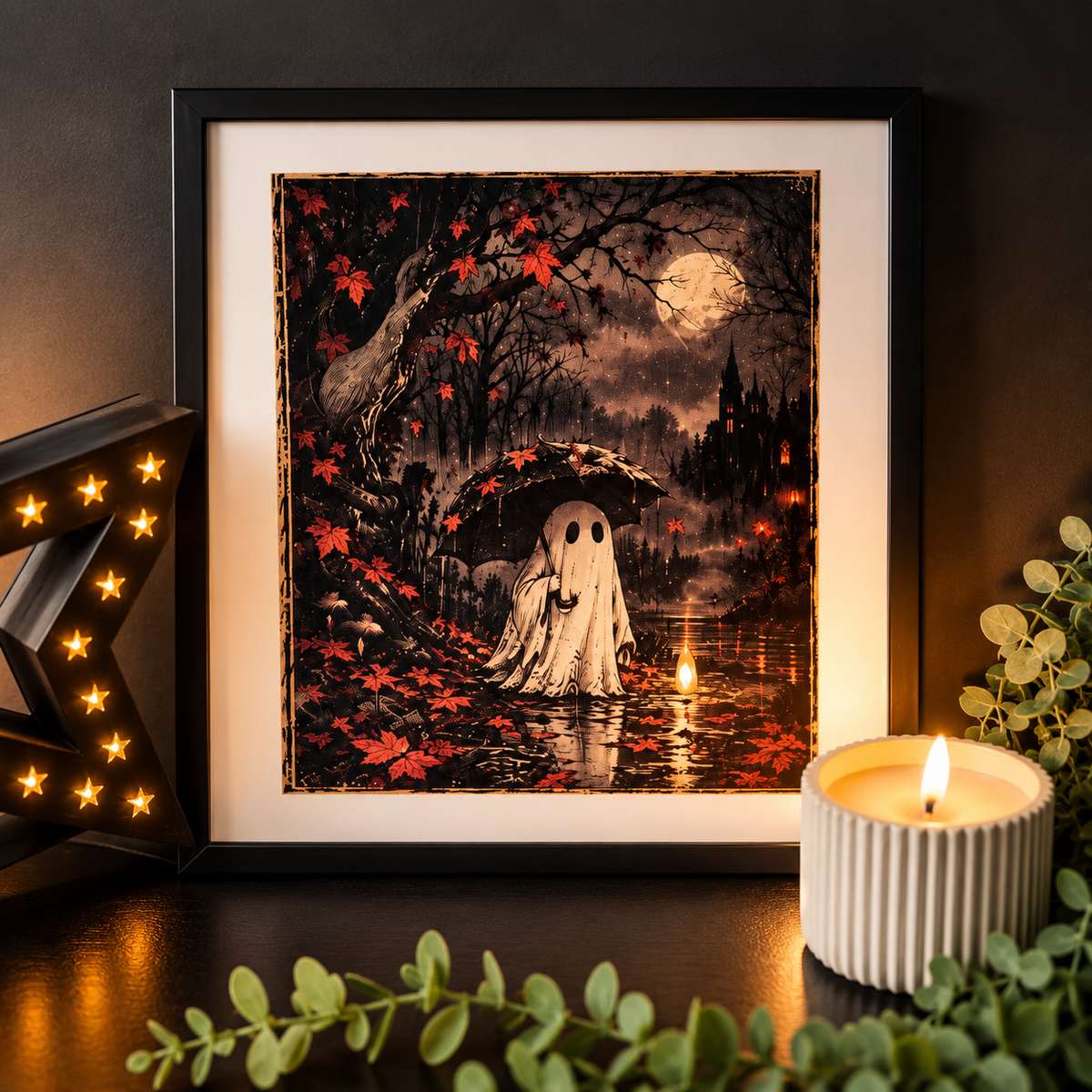 Rainy Days & Ghostly Ways | Alternative Ghost 8x10 Art Print